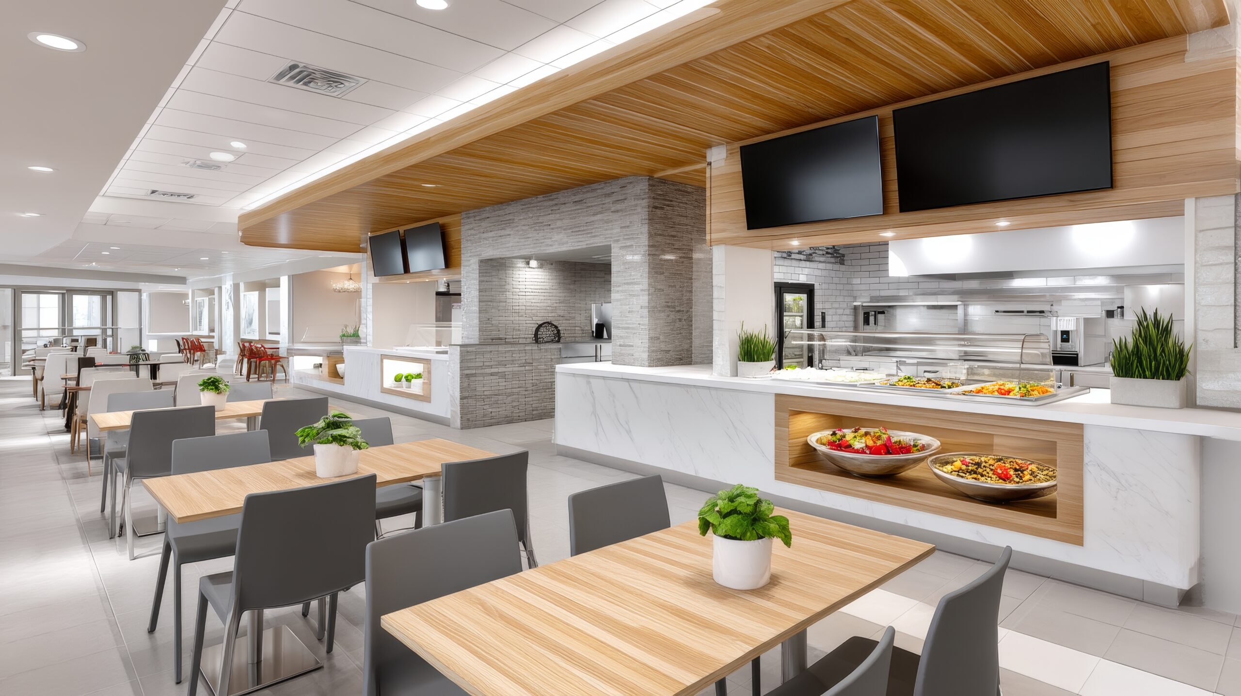 Modern canteen services in the Philippines featuring workplace and institutional dining facilities